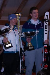 Silvesterlaufsieger 2011 - Elisabeth KAPPAURER und Martin BISCHOF